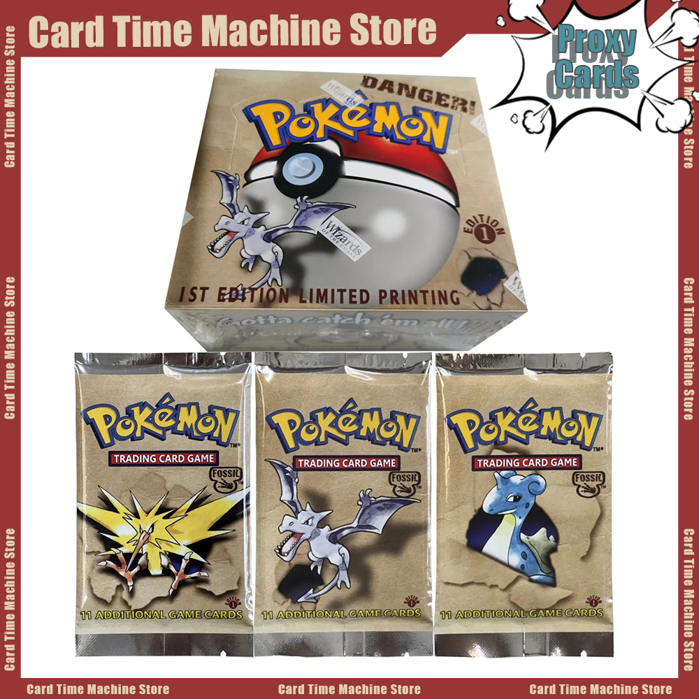 Board Game Pokemon - ポケモンカード 1stエディション フォッシルブースター フォイル 36パック PKM