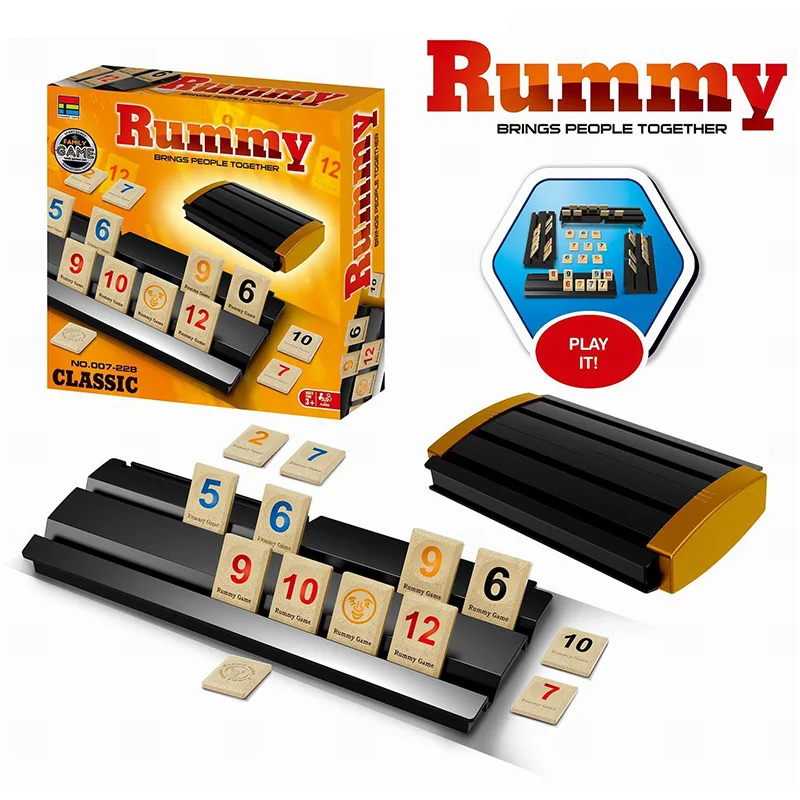 Board Game English For Kids - 英語版キッズデジタル麻雀ボードゲーム、インタラクティブな数字カード収納教育用卓上玩具、誕生日用ユニセックスギフト
