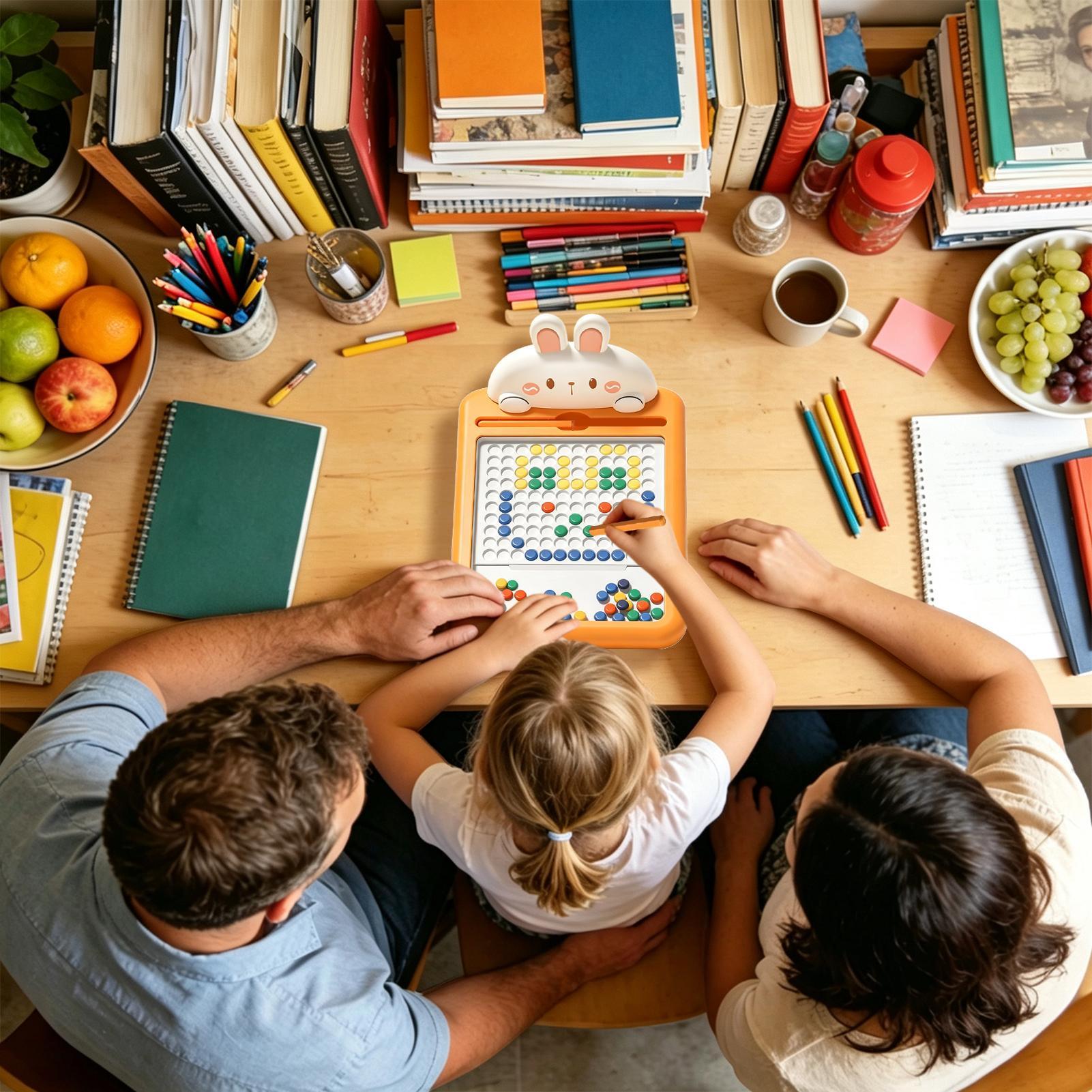 磁石ペンを使ったお絵かきボード。幼児向けの知育ゲーム。指の器 - Board Game For Kids のレビューと価格