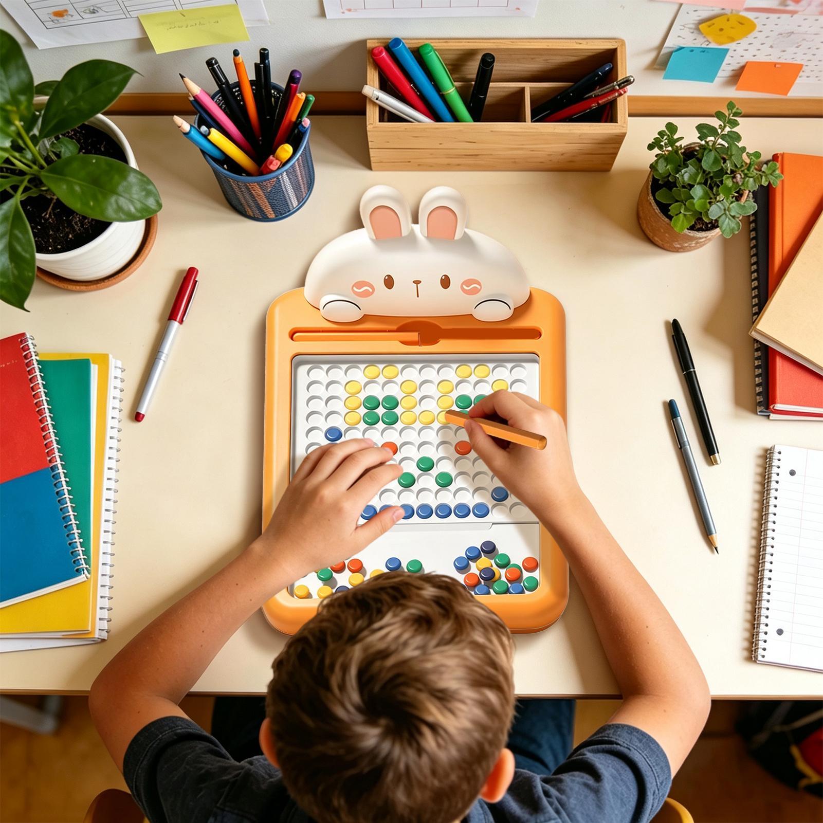 磁石ペンを使ったお絵かきボード。幼児向けの知育ゲーム。指の器 - Board Game For Kids のレビューと価格