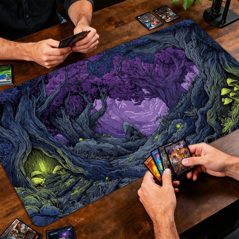 魅惑の霧の森マジックカードバトルマット TCG プレイマット - Board Game Enchanted Forest のレビューと価格