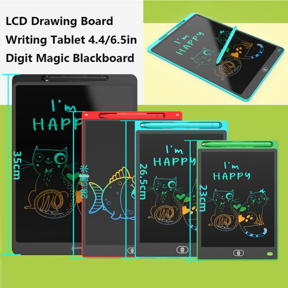 新しい 8.5 インチ液晶描画ボードプラスチック多色ライティ - Board Game For Kids のレビューと価格