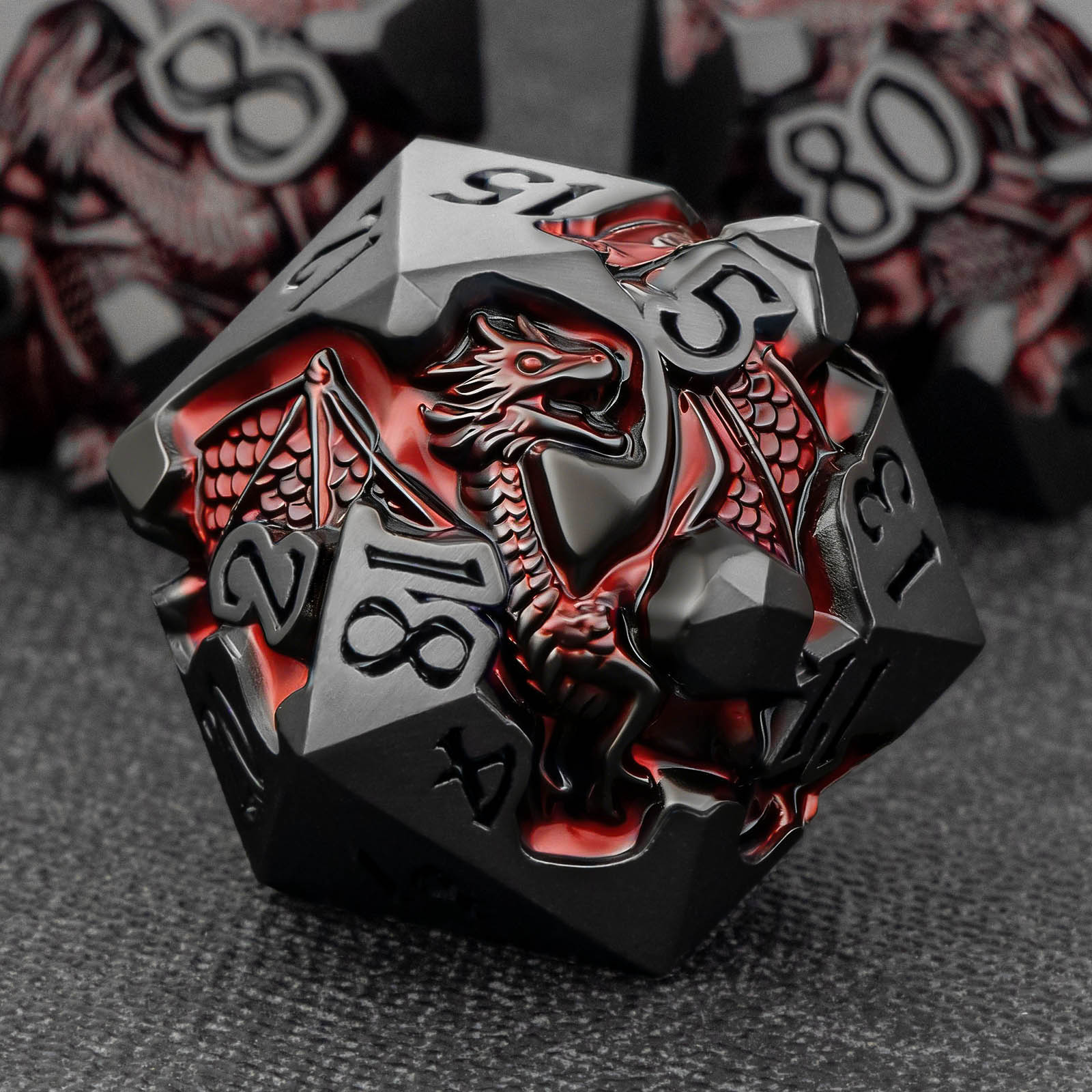 ドラゴンダイスセット DND ロールプレイングゲーム用、メタ - Board Game Dungeons And Dragons のレビューと価格