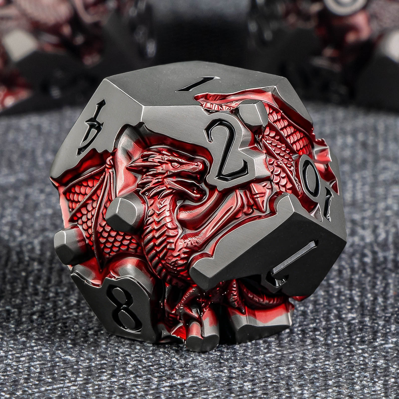 ドラゴンダイスセット DND ロールプレイングゲーム用、メタ - Board Game Dungeons And Dragons のレビューと価格