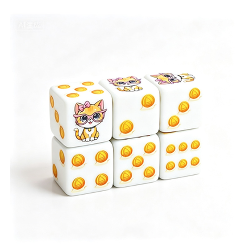 6個入り猫の足跡多面体ダイスセット、テーブルトップRPG、ダ - Board Game Dungeons And Dragons のレビューと価格