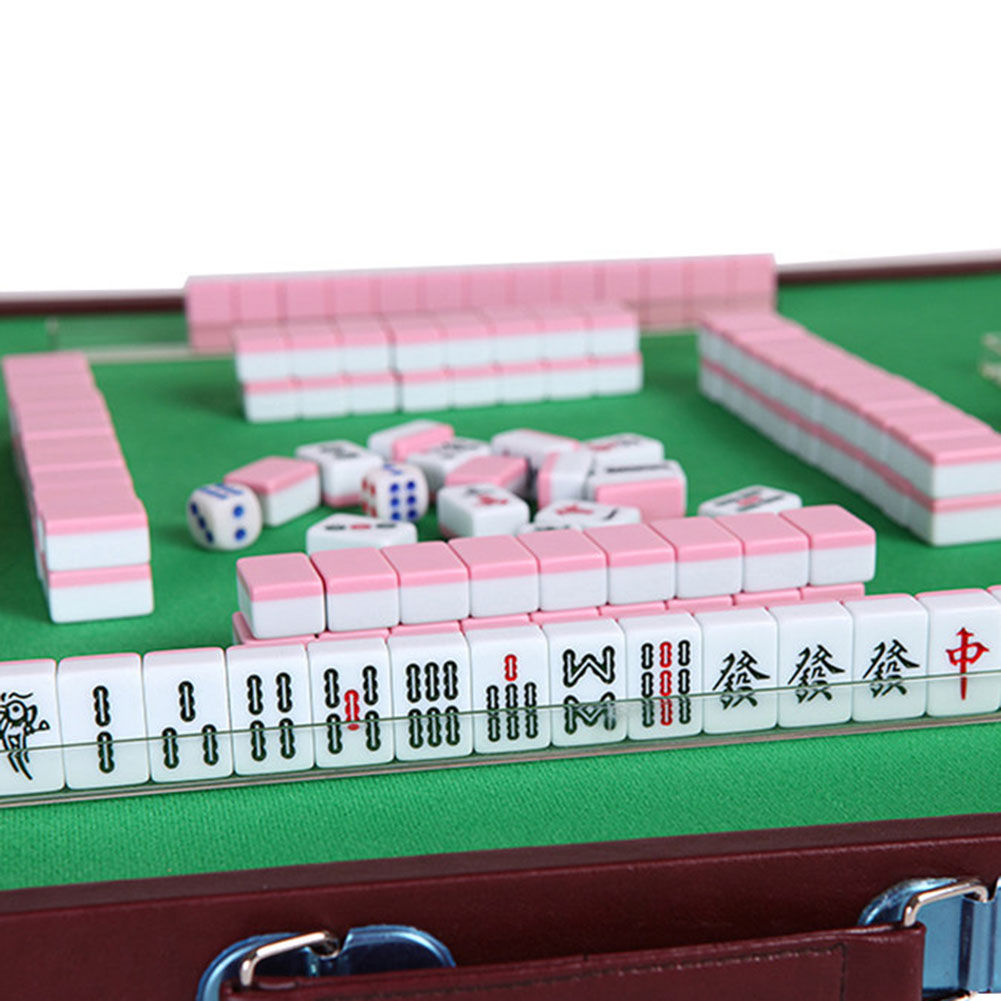 ポータブル旅行ミニ麻雀セット旅行麻雀セット収納ボックス付き落 - Board Game Review のレビューと価格