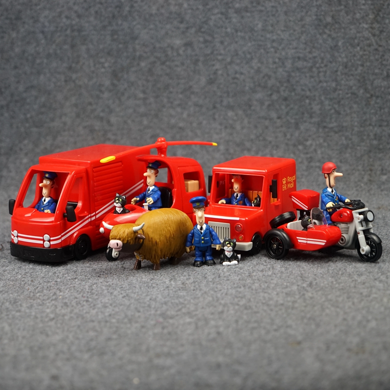 EB1 ポストマン パットの小型車と飛行機のシーン キュリエ - Board Game Empire のレビューと価格