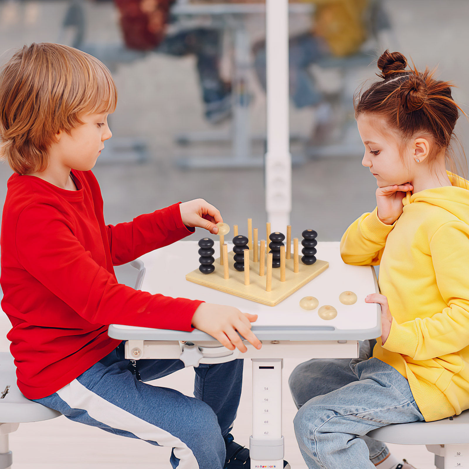 1セットのチェッカーゲーム。家族旅行や子供向けの知育玩具とし - Board Game For Kids のレビューと価格