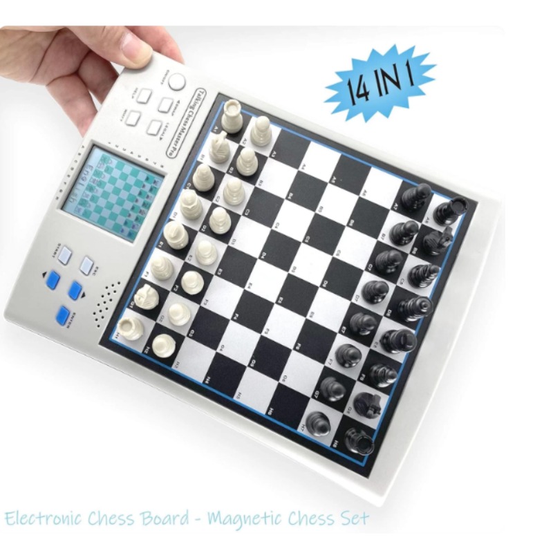 14-in-1スマートチェスセット デュアルプレイヤー ヒュ - Board Game English For Kids のレビューと価格