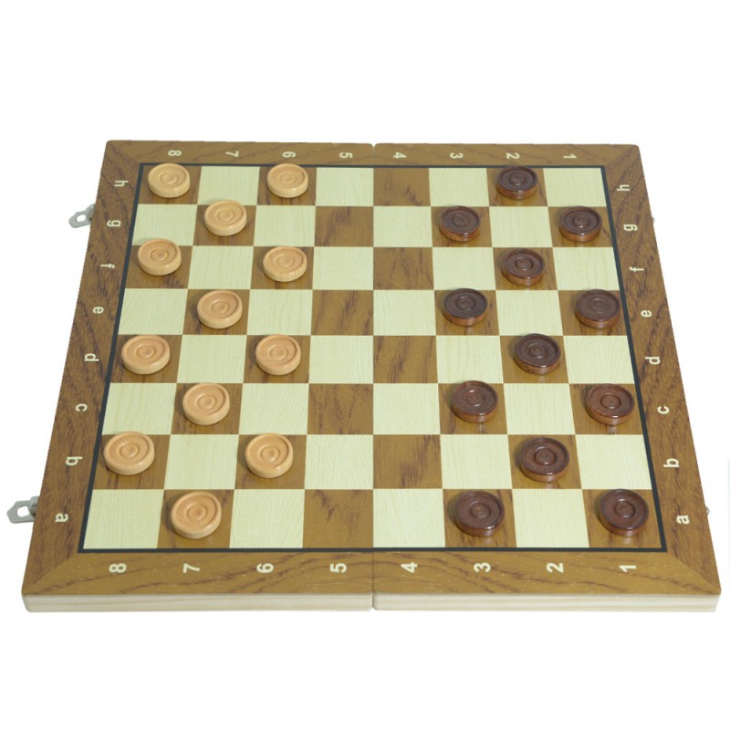木製の折りたたみ式チェッカーセット。家族、子供、大人向けの、 - Board Game Yearbook のレビューと価格