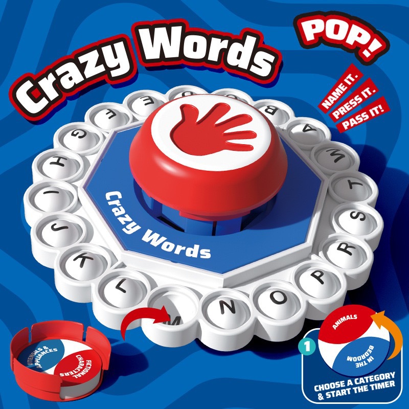 クレイジーウォードス：家族みんなで楽しめる、大人も子供も楽し - Board Game English For Kids のレビューと価格