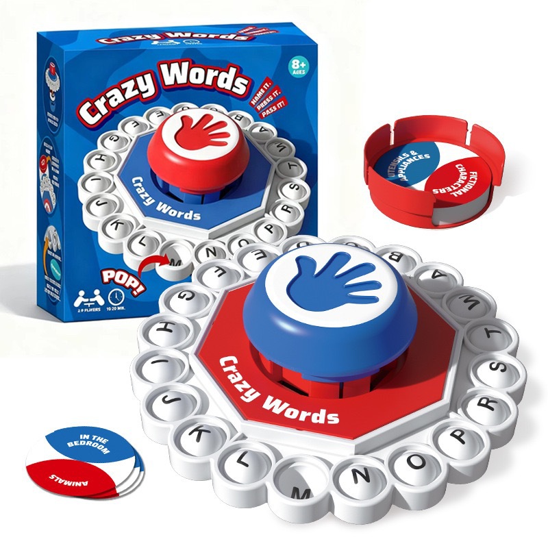 クレイジーウォードス：家族みんなで楽しめる、大人も子供も楽し - Board Game English For Kids のレビューと価格